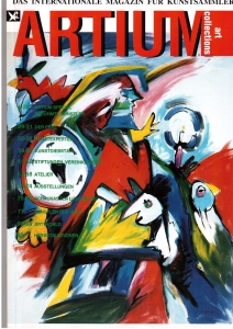 Cover eines Artium Kunstmagazins mit abstrakter Kunst