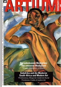 Cover eines Artium Kunstmagazins mit Frau